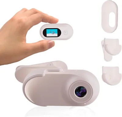Productafbeelding van Mini Actiecamera - Draagbare Camera - Momenten Vastleggen - Compact En Lichtgewicht - 3.2 x 2.1 x 6.4 cm - Zwart