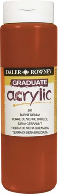 Obrázek produktu pro Daler Rowney Graduate Akrylová barva Burnt Sienna 500 ml 1 ks