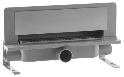 Immagine prodotto di Scarico a parete INTRAMURA, coperchio in acciaio inox, L-350, DN40