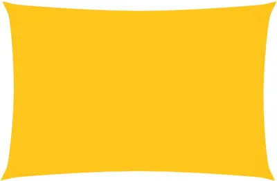 Image de vidaXL Voile d'ombrage Oxford Rectangulaire 2x4 m Jaune