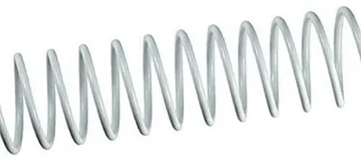 Imagen del producto de Cintas en espiral Fellowes, 100 unidades, color blanco, metal, diámetro 14 mm