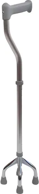 Produktbild von Aidapt - Gehstock - 4 Beine - Abstand Beine 12 cm - verstellbar 71,5 - 96,5 cm hoch - max 127 kg