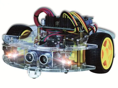 Produktbild von JOY-IT Roboter Bausatz Micro:Bit "JoyCar" --- fertig aufgebaut