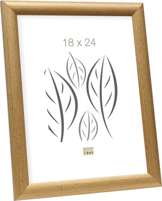 Produktbild von Bilderrahmen S40CA2, goldfarbenes Holz, 30,0 x 40,0 cm