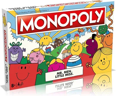 Produktbild von Asmodee Monopoly Brettspiel Mr Men & Little Miss Edition Familienspiel