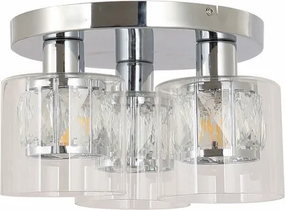 Zdjęcie produktu dla Lampa sufitowa Elmo chromowana 3xE14x40W metal wym:17,5x25x25cm IP20 Reality
