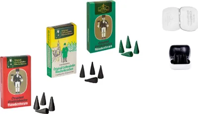 Produktbild von Crottendorfer Räucherkerzen Jubiläumseditionsset - Weihnacht, Weihrauch und Tanne - Festliche Aromen für Ihr Zuhause – für unvergessliche Momente