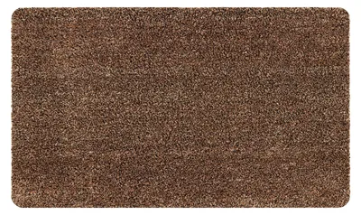 Zdjęcie produktu dla Mata antypoślizgowa do drzwi, 60 x 100 cm - brązowa, można prać w temperaturze do 30°C