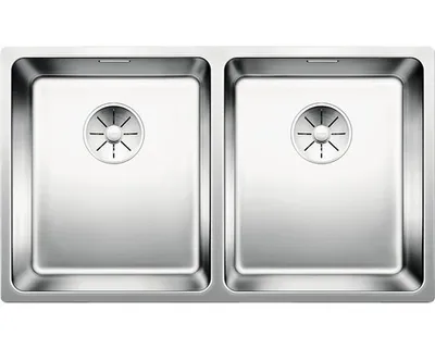 Zdjęcie produktu dla Zlewozmywak ze stali nierdzewnej Blanco ANDANO 340/340-IF 440 x 745 mm 522981