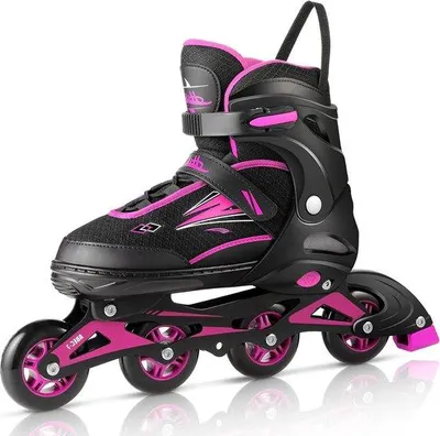 Produktbild von Famanu Inlineskates für Erwachsene - Verstellbar und komfortabel - Größe 39-44