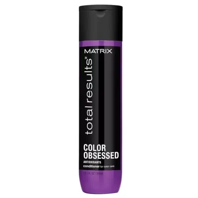 Productafbeelding van Matrix Total Results Color Obsessed, voor dames, professionele conditioner, voor gekleurd haar, zwart, blond, bruin, rood, kleurversterkend, revitaliserend, glanzend, 300 ml