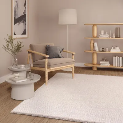 Produktbild von Tapiso Teppich AGRA modern beige Wohnzimmer  160 x 220 cm