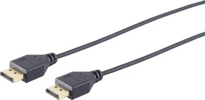 Image de S/CONN connectivité maximale DisplayPort 1.2 Kabel, 4K, slim, 0,5m (10-49015)
