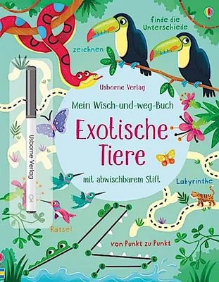 Obrázok produktu pre Mein Wisch-und-weg-Buch: Exotische Tiere