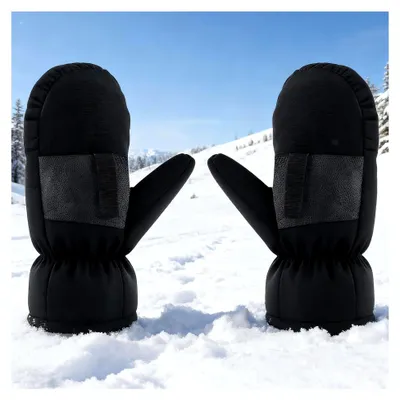 Produktbild von Handschuhe für Kinderwagen - Isoliert, Wasserdicht und Winddicht | Handwärmer für kalte Wetterbedingungen und Spaziergänge im Schnee