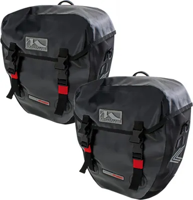 Produktbild von M-Wave Alberta, Hinten, Fahrradtasche, Schwarz, 40 l, 130 mm, 400 mm