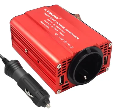 Zdjęcie produktu dla Falownik, zmodyfikowana fala sinusoidalna, wiele zabezpieczeń, 12 V–220 V–50 Hz–UE