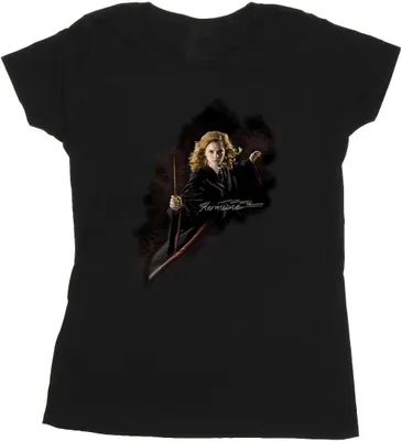 Produktbild von Harry Potter - "Fight Like A Girl" T-Shirt für Damen BI24043 (XL) (Schwarz)