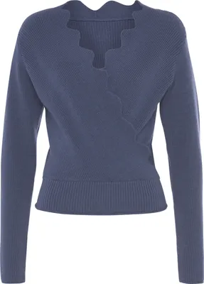 Produktbild von LASCANA Strickpullover marine Größe 40/42