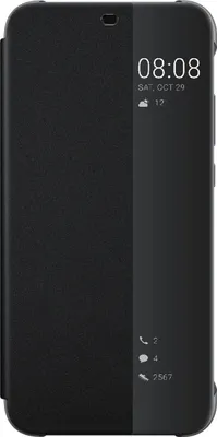 Produktbild von Huawei - Smart View Flip Hardcover - Huawei P20 Lite - Schwarz