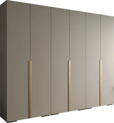 Produktbild von MEBLE KRYSPOL Inova 1 Schrank - 236,7x300x47cm - Kaschmir Kaschmir Gold