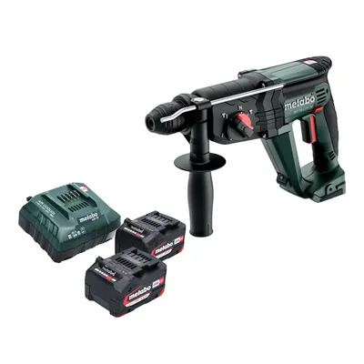 Zdjęcie produktu dla Metabo KH 18 LTX 24 akumulatorowy młot udarowo-obrotowy 18 V 2,1 J SDS Plus + 2x akumulator 4,0 Ah + ładowarka