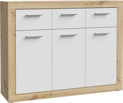 Zdjęcie produktu dla Kommode >La Serena< in Artisan Eiche - 117,9x91,5x34cm (BxHxT)