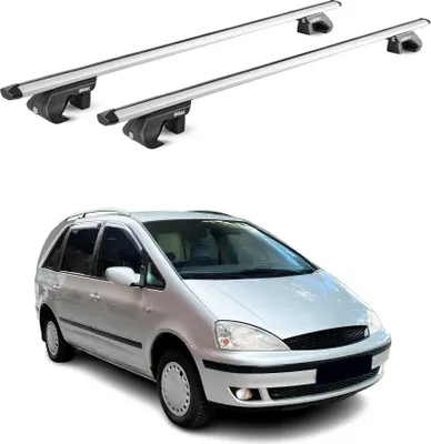 Image de Barres de toit transversales ABE pour Ford Galaxy 1995-2005 5 P Alu Gris 2x