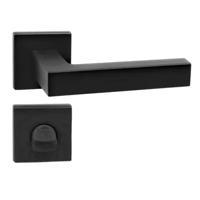 Produktbild von DOMINO Türgriff-Garnitur YORK-QR WC-Bad Schwarz