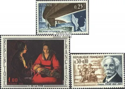Produktbild von Briefmarken Frankreich 1966 Mi 1551,1552,1553 (kompl.Ausg.) postfrisch Landschaft