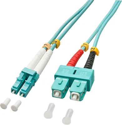 Produktbild von LINDY LWL-Duplexkabel LC/SC OM3 15m