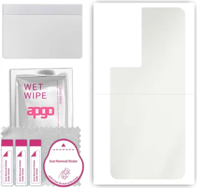 Produktbild von apgo Rückseite Schutzfolie, Matt, kompatibel mit TCL 50 SE, Hinten Hydrogel-Displayschutzfolie mit Positionierhilfe, kratzfest, einfache Montage