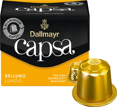 Image de Dallmayr Capsa Lungo Belluno | 10 Nespresso® komp. Capsules