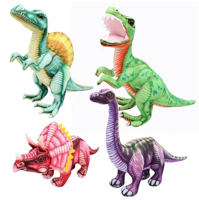 Obrázek produktu pro 4 plyšové dinosaury – 20 cm měkké plyšové hračky