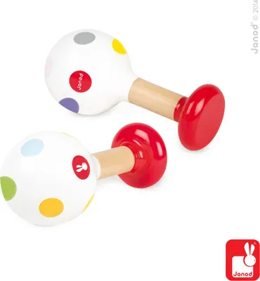 Image de Janod Confetti - Maracas Staand