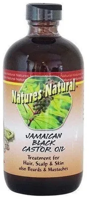 Obrázok produktu pre Prírodný jamajský čierny ricínový olej Natures Natural 118/236 ml