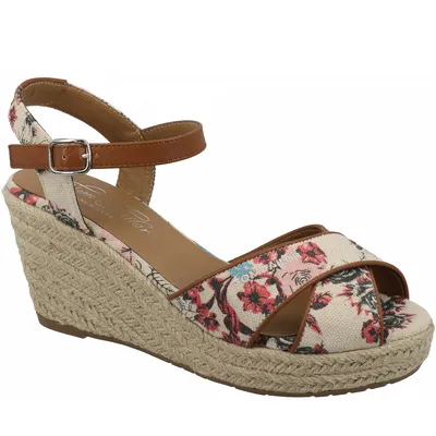 Produktbild von Tom Tailor Damen Keilsandalette in Beige, Größe 38