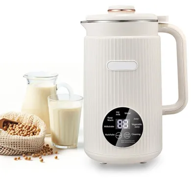 Produktbild von Pflanzendrinkmaschine Sojadrinkmaschine Nussdrink - 8 Funktionen - 50 °C - Weiß - Zum Entsaften und Erwärmen