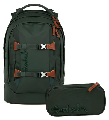 Produktbild von Satch, Schulrucksack-Set PACK Nordic Forest Green 2-tlg., ab 5. Klasse