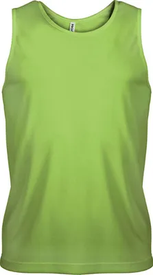 Produktbild von Proact Herren Sport Trägerhemd Sports Vest Gym Tank Top Muskelshirt, Größe:XS, Farbe:Lime