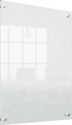 Produktbild von nobo Acryl-Wandtafel (B)600 x (T)28 x (H)450 mm glasklar randlos