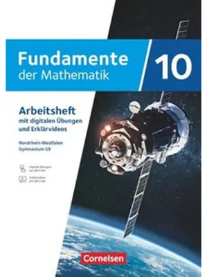 Zdjęcie produktu dla Fundamente der Mathematik 10. Schuljahr - Nordrhein-Westfalen - Arbeitsheft zum Schulbuch mit Erklärfilmen und digitalen Übungen