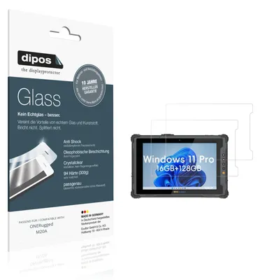 Image de 2x Protection ecrán pour ONERugged M20A Verre souple Film Protecteur 9H dipos