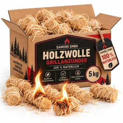 Produktbild von 5 kg Grillanzünder Holzwolle ca. 400 Stck