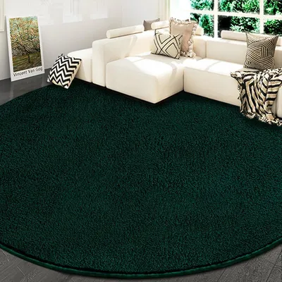 Produktbild von Famanu Teppich Modern Waschbar Grau Plüsch 80 cm