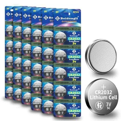Obrázek produktu pro CR2032, 3V, lithiové knoflíkové baterie, 30 kusů - kapacita 240 mAh, bezpečné a netěkavé