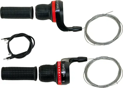 Produktbild von Drehschaltgriff-Satz Gripshift 3x7 inkl. Züge/Griffe Komplett-Satz