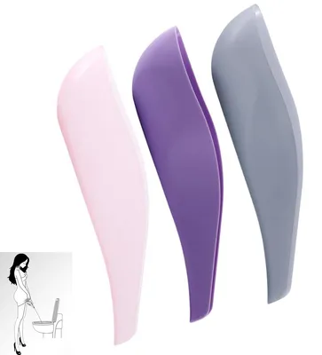 Produktbild von Frauen Reise Urinal 3 Stück, tragbar für unterwegs, Festival & Reisen, hygienisch wiederverwendbar, kompakt 20cm für Tasche & Outdoor Nutzung