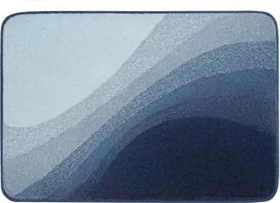 Produktbild von Badteppich Malin Iceblue 60x90 70x120 55x65 cm, Badteppich:70 x 120 cm