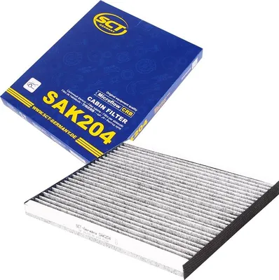 Produktbild von Aktivkohlefilter für Innenraumluft, 265x220x21 mm